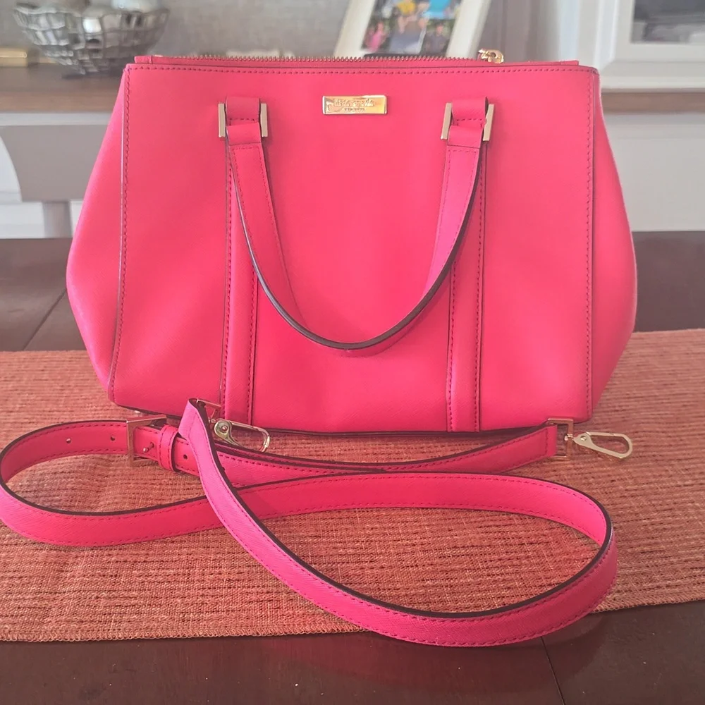 kate spade Coral Pink Leather Satchel